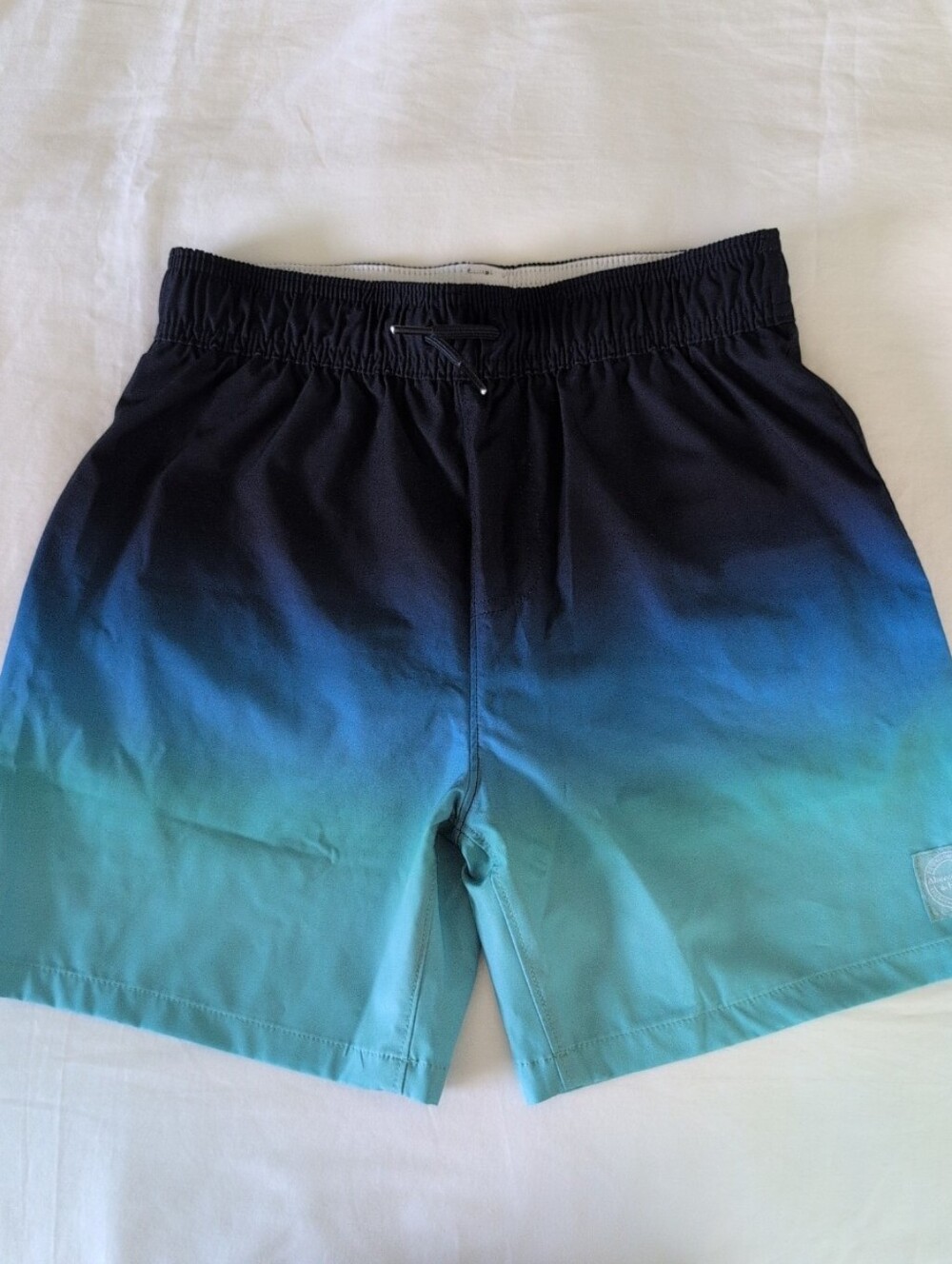 Abercrombie and Fitch Boys Swimsuit -- Blue Ombre, Size 9/10